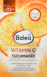 Maska za lice u maramici sa vitaminom C Balea