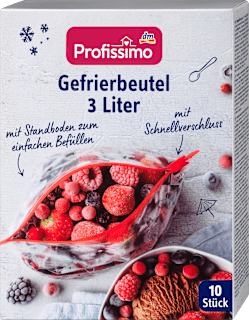 Woreczki do mrożenia z suwakiem, 3 l Profissimo