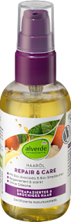 olej na vlasy bio avokádo & bio bambucké máslo alverde NATURKOSMETIK