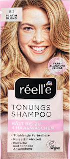 Tönungsshampoo Platinblond 8.1 réell‘e