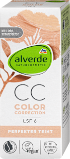 CC Color Correction krema za lice - ZF 6 alverde NATURKOSMETIK