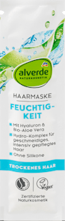 Maska do włosów nawilżająca Aloes & Hyaluron alverde NATURKOSMETIK