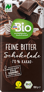 Czekolada gorzka 70% kakao dmBio