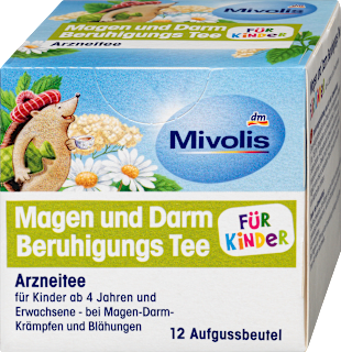 Kindertee, Magen & Darm Beruhigungs Tee (12 Beutel) Mivolis