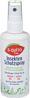Sprej za zaščito pred insekti S-QUiTO free