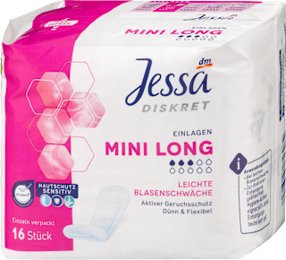 Ulošci za inkontinenciju – mini dugi Jessa DISKRET