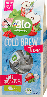 Cold Brew Tee Rote Früchte und Minze-Geschmack dmBio