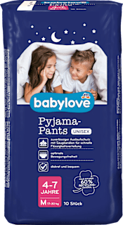 Otroške hlačke proti nočnemu močenju postelje M, 4-7 let, 17-30 kg babylove