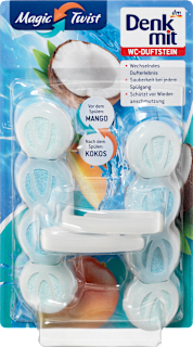 Zawieszka do WC Magic Twist Mango-Kokos Denkmit