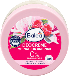 Deodorante in crema con bicarbonato di sodio e zinco Balea