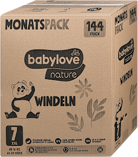 Ekološke plenice velikosti 7 XXL, 16 + kg babylove nature