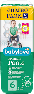 Premium hlačne plenice 6 XL, 18-30 kg, Jumbo paket babylove
