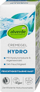 HYDRO 24h  gel krema za lice - hijaluronska kiselina i morske alge alverde NATURKOSMETIK