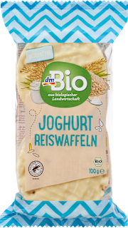 Reiswaffeln, Joghurt, glutenfrei dmBio