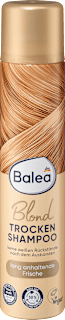 suchý šampon pro světlé vlasy  Balea