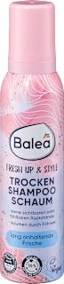 Šampon v peni za suho umivanje las FRESH UP & STYLE Balea