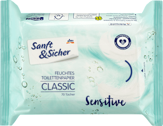 Hârtie igienică umedă  Sanft&Sicher