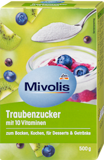 Grozdni sladkor v prahu z 10 vitamini Mivolis