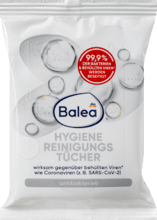 Hygiene Reinigungstücher, Reisegröße Balea