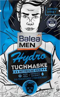Hydro maska za lice u obliku maramice Balea MEN