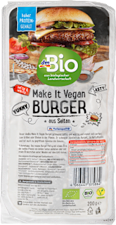 Bio veganski polpet Make It Vegan Burger dmBio