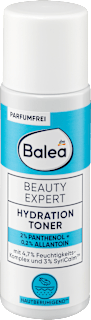 Balea Beauty Expert hydratačný toner 2 % Panthenol + 0,2 % Allantoin Balea