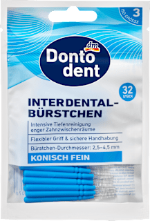 Interdentalne četkice sa drškom- veličina 3, konusne fine Dontodent
