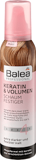 Mousse fissante per capelli con cheratina a effetto volumizzante Balea PROFESSIONAL