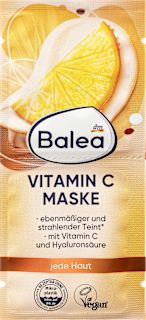 Mască de față cu vitamina C și acid hialuronic Balea
