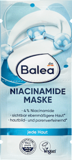 pleťová maska Niacinamid Balea