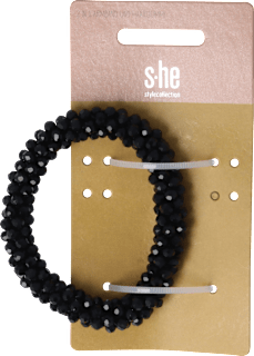 Braccialetto con pietre nere brillanti s-he stylecollection