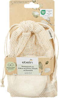 Sminklemosó korong mosóhálóval ebelin