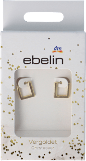 Orecchini quadrati dorati ebelin