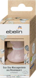 Gua Sha kamen za masažu - roze kvarc ebelin