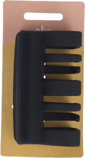 Mollettone per capelli nero opaco s-he stylecollection