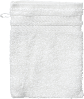Krpa za umivanje iz frotirja, bela ebelin