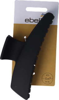 Fermaglio per capelli nero opaco ebelin