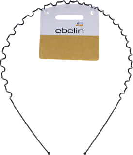 Haarreif Metall gewellt ebelin