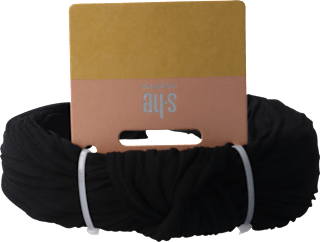 Cerchietto nero intrecciato s-he stylecollection