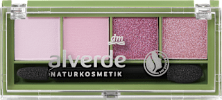 Paletka očných tieňov Quattro - 98 Lavender Dream alverde NATURKOSMETIK
