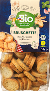 Viva Il Gusto Bruschette mit Knoblauch und Kräutern dmBio