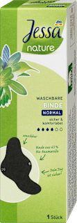 Wielorazowa podpaska Normal nature, kolor czarny  Jessa