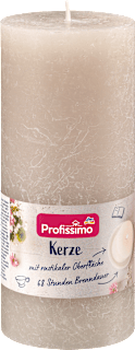 Kerze rustik 160/68 greige  Profissimo