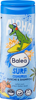 Gel za tuširanje in šampon za lase Surf Osaurus Balea