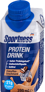 Protein Drink Eiskaffee Geschmack, trinkfertig Sportness