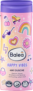 HAPPY VIBES, 4 u 1 šampon i gel za tuširanje Balea