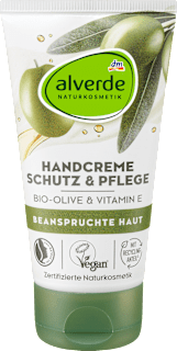 Védő és ápoló kézkrém bio olívával és E-vitaminnal, igénybevett bőrre alverde NATURKOSMETIK