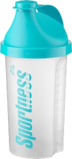 Shaker za pripravo napitkov, moder (500 ml) Sportness