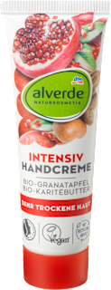 Crema mani al melograno bio e al burro di karité bio minitaglia Intensiv  alverde