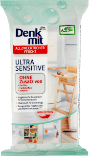 ULTRA SENSITIVE univerzalne vlažne maramice za čišćenje Denkmit